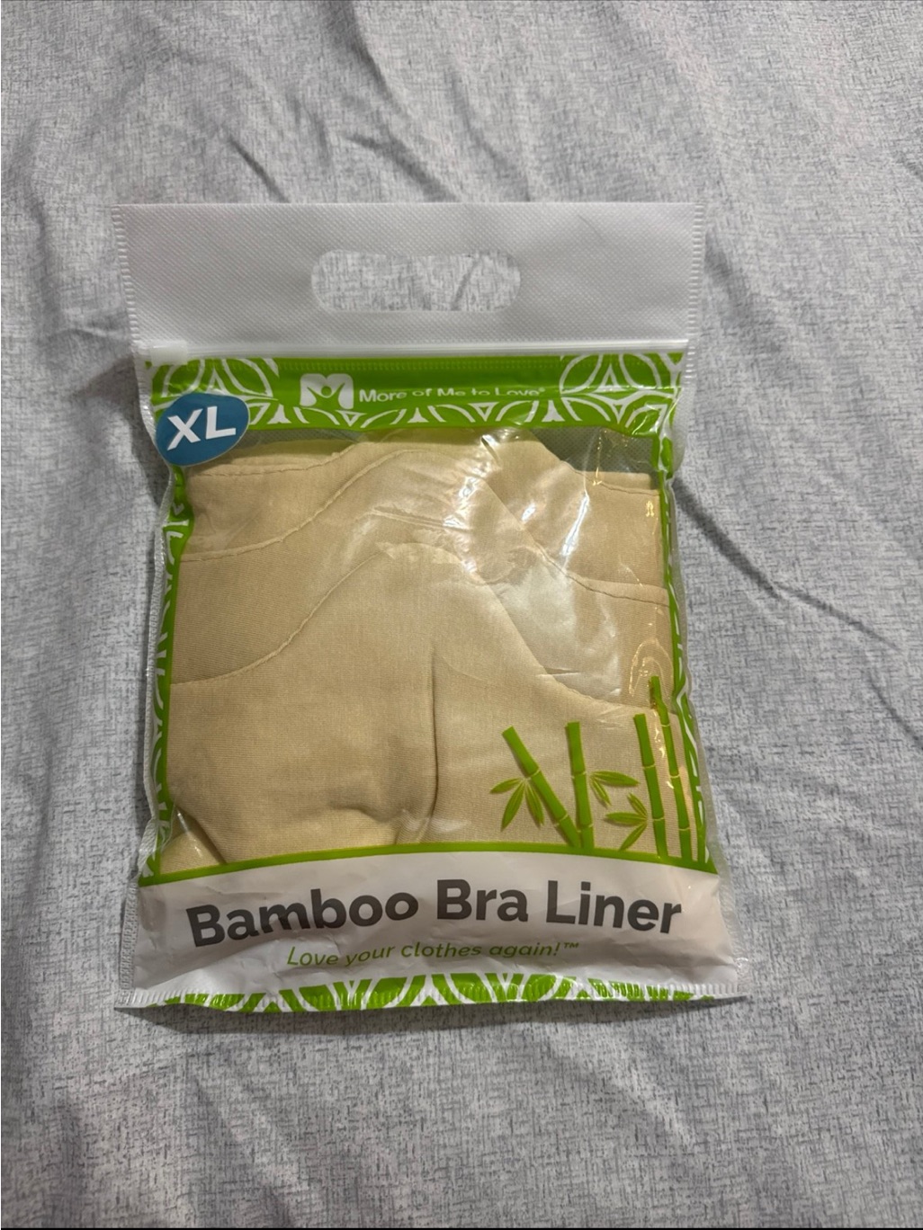 Bamboo Bra Liner  Beige Xl